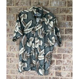 Palmwave Hawaii Men's Tropical Print Shirt sz L